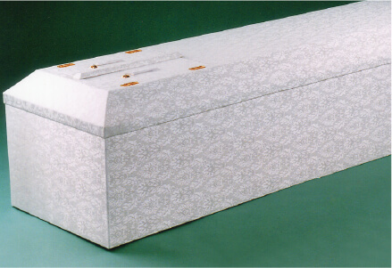 高級布張棺の画像